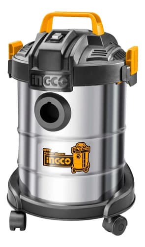 Aspiradora 12lt 800w Seco Humedo Ingco Vc14122 Plateado