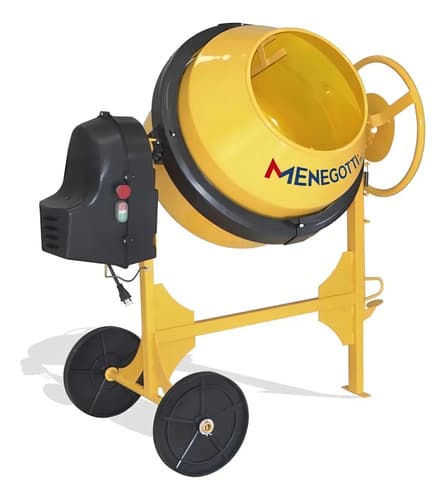 Hormigonera Menegotti Vuelco Amarilla 400l 2hp