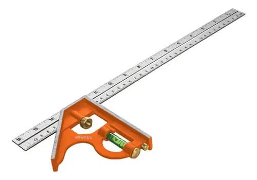 Escuadra De Carpintero Combinación 16 Pulgadas Truper 14381