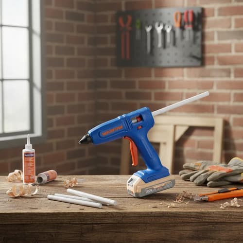 Pistola Silicona 20v Sin Bateria Sin Cargador Wadfow Wlu1420