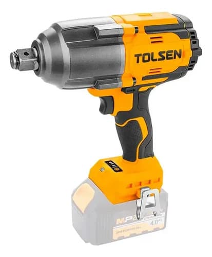Llave Impacto 1/2 20v Bl 1000 Nm 0-2300ipm Tolsen Naranja Claro 20v