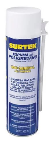 Espuma De Poliuretano Surtek Para Uso General 500ml