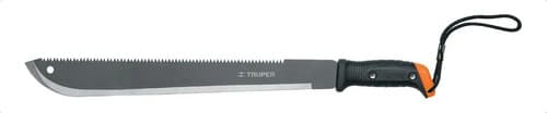 Machete De Acero 18 Doble Filo Con Correa Truper 15893