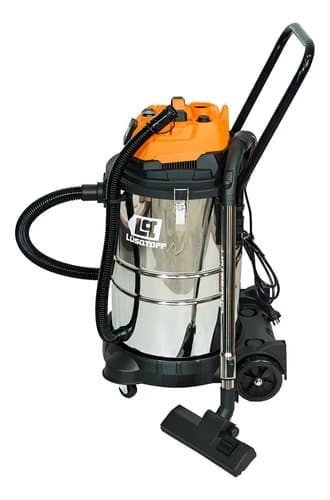 Aspiradora Industrial Tacho 50l 1400w Lusqtoff La-5001m Color Plateado