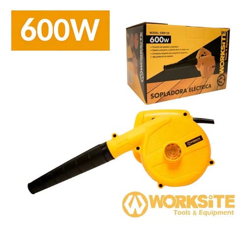 Sopladora Aspiradora Eléctrica Worksite Ebr129 Velocidad Variable 16000rpm