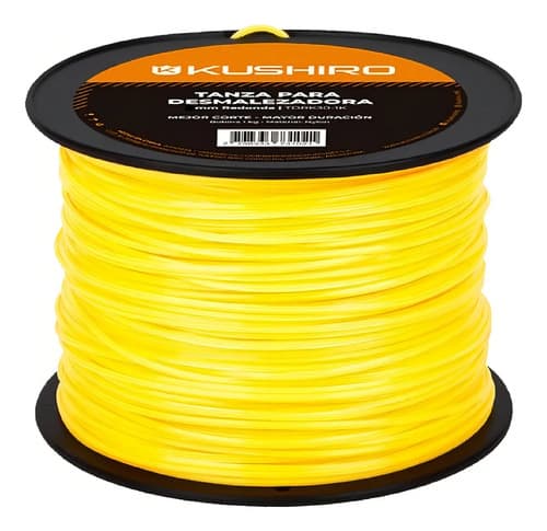 Tanza Grilon 2 Mm Desmalezadora Motoguadaña 1kg Kushiro Color Amarillo