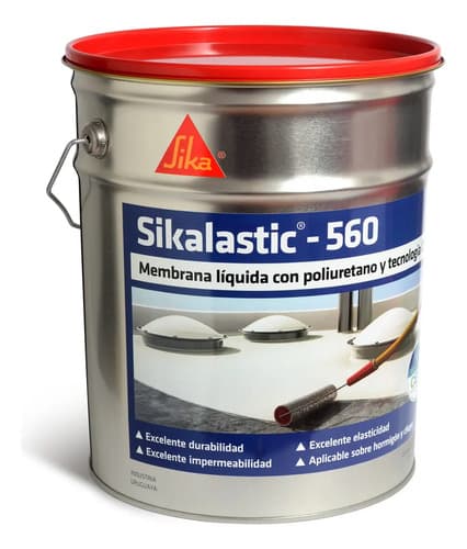 Sikalastic 560 Membrana Liquida C/poliuretano 20 Kg Acabado Mate Color Terracota