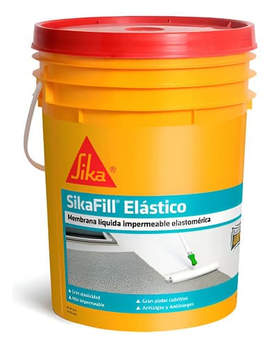 Membrana Líquida Sikafill Elastico 20k Verde Verde