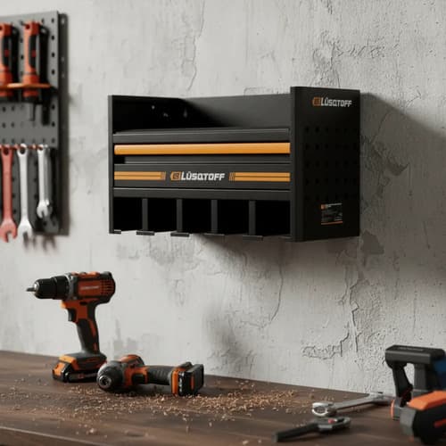 Caja Organizador Herramientas De Pared Negro Lüsqtoff Negro