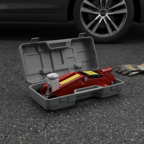 Gato De Carro 2 Ton. C/valija Plastica Na-gl02t