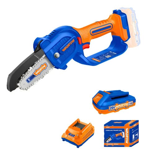 Mini Motosierra A Bateria 5 20v P20s C/1 Bat - Wclp552 Azul 50hz/60hz