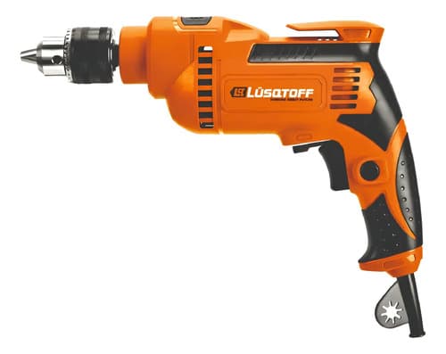Taladro Con Percutor 600w 13mm Lusqtoff Color Naranja 50