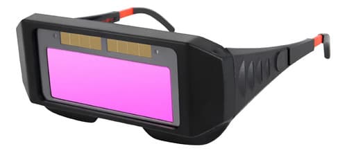 Lente Para Soldar Fotosensible Apx Negra Con Energía Solar Negro