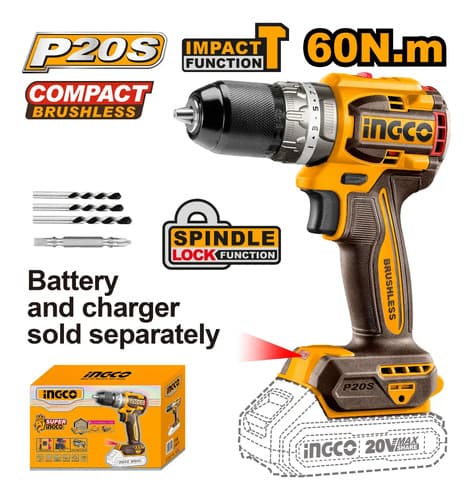 Ingco 20v Max Ckli20273 Naranja Claro 50hz/60hz