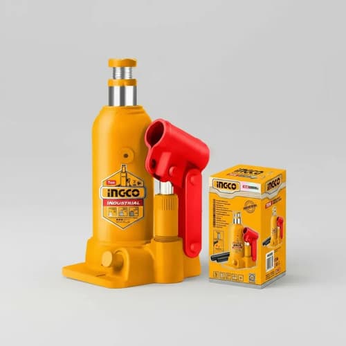 Gato Hidraulico Ingco Tipo Botella 2 Ton Hbj204