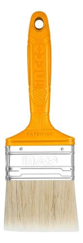 Pincel Plano Ingco De 3 Con Mango De Plástico Para Pintura Al Aceite