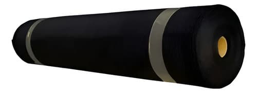 Malla Tejido Negra 90% Cobertura Uv Sombra Rollo 20x4mts - Negro