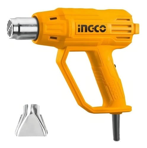 Pistola De Calor Aire Caliente 2000w Industrial Marca Ingco Amarillo