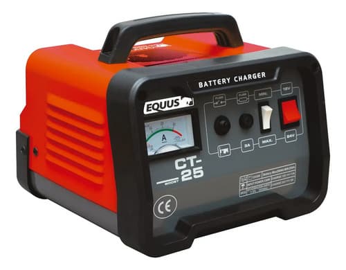 Cargador De Batería Automático Equus 12/24v - 25a Auto Moto