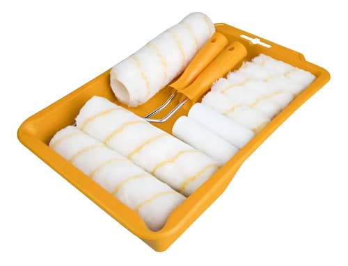Kit De Rodillo Y Pincel Ingco Para Pintar, 13 Piezas