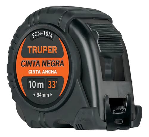 Cinta Métrica Contra Impactos 10 M, 32 Mm, Truper 103057