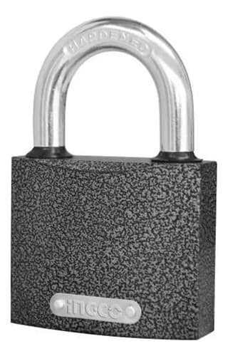 Candado Hierro Ingco 38mm Con 3 Llaves Dipl0401 Color Negro
