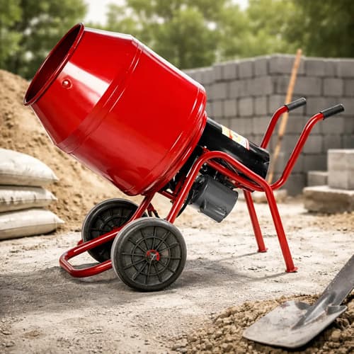 Hormigonera Trompito Soldada 130l Motor 3/4hp Argentina Gold