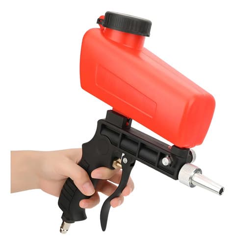 Mini Pistola De Arena Neumática Marca Sj Portátil Modelo Ewd