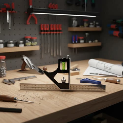 Escuadra Con Nivel Combinada Regulable 305 Mm Crossmaster