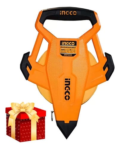 Cinta Metrica Agrimensor Fibra 100m Ingco Hfmt83