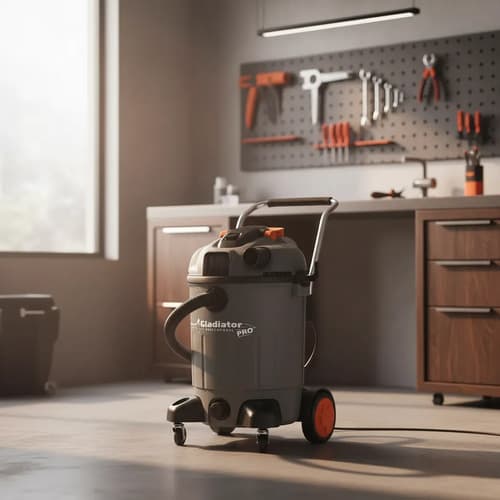 Aspiradora Seco-humedo 60l 1200w Gladiator Pro Gris