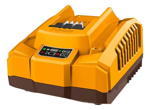 Cargador Rápido Ingco Para Baterías De 20v Con Indicador De Carga