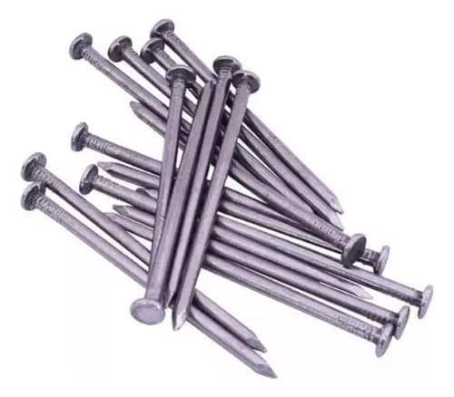 Clavo Común Pf Plana Liso París Con Cabeza Para Madera 2.5'' 1 Kg 1.27mm 1.27 Mm 6.35 Cm
