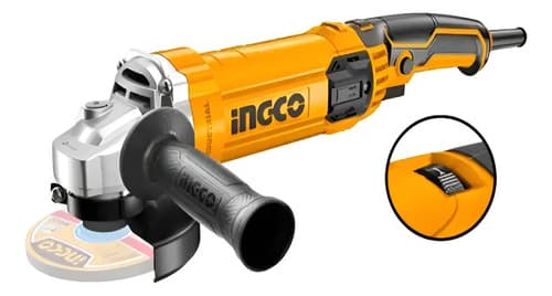 Amoladora Angular 4½ Ingco Ag1100385 1100w 12000rpm Amarillo 50/60hz