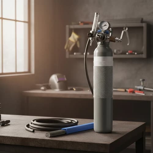 Tubo Cilindro Gas Argon Puro 2 Metros Cubicos Soldar Tig