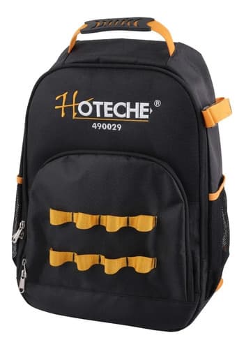 Mochila Porta Herramientas Hoteche Uso Rudo Color Negro