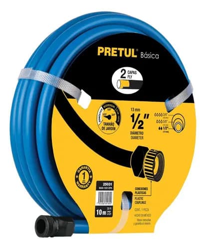 Manguera Pretul Man-10x1/2pa Azul