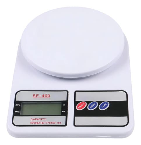 Balanza Digital Cocina Precisión Medición 1g A 5kg Mm-6492 Capacidad Máxima 5 Kg Color Blanco