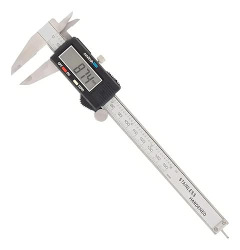 Calibre Digital Profesional De Acero Inoxidable De 150 Mm Con Funda