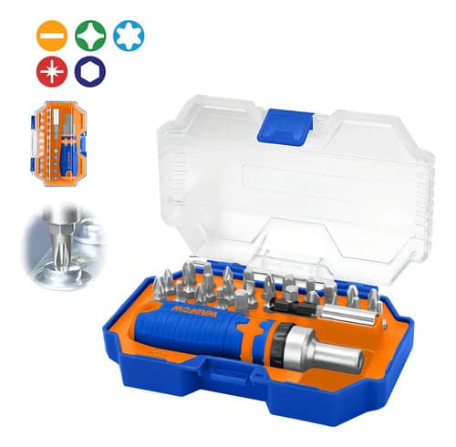 Set Destornillador Wadfow Punta Intercambiable 28u Wss8b28