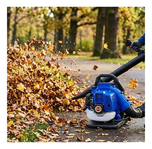 Sopladora De Aire A Gasolina 52cc Wadfow Azul Azul