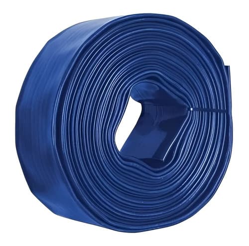 Manguera Plana De Descarga 3''x50 M Pvc 100865 Azul