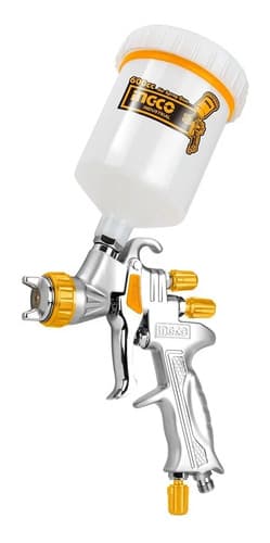 Pistola Para Pintar De Gravedad Lvmp Ingco 600 Ml Industrial