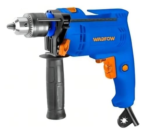 Taladro Con Percutor Wadfow 650w Wmd15651 Color Azul Azul 50 Hz
