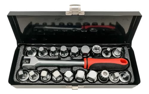 Extractor Tapon Carter Y Caja - Juego X20 Dados + Mango | Eurotech