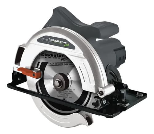 Sierra Circular Gladiator De 185mm 1200watts Plateado