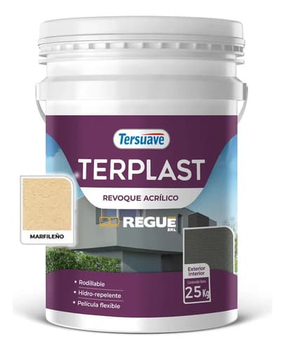 Tersuave Terplast Revoque Acrílico Marfileño 25kg
