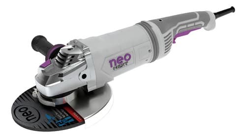 Amoladora Angular Neo 230mm - 2700w - Arranque Suave Gris