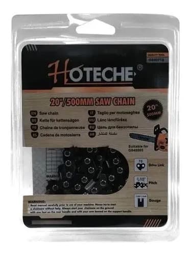 Cadena Motosierra De 20 76 Diente Hoteche Uso Rudo