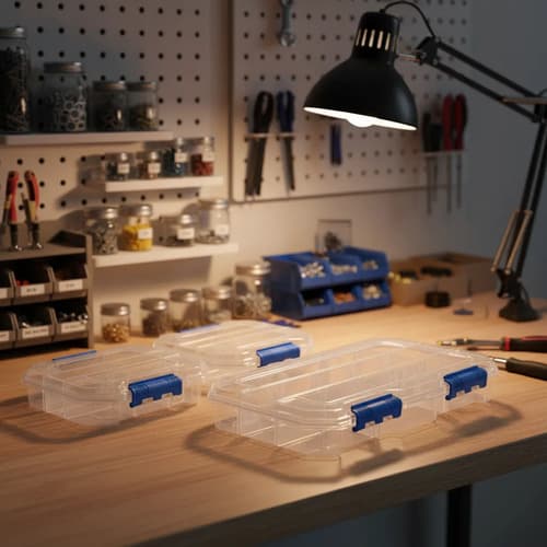 Set X3 Organizador Transparentes Pp 2 Chicos + 1 G Wadfow